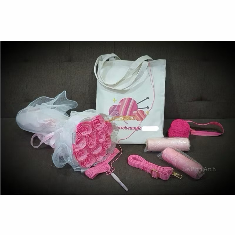 Túi Tote Len Sợi Vân Ngô