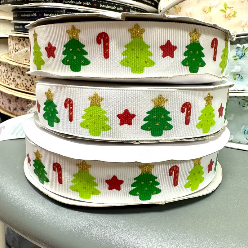 2m mét Ruy băng Noel (bản 2.5cm) (26119)