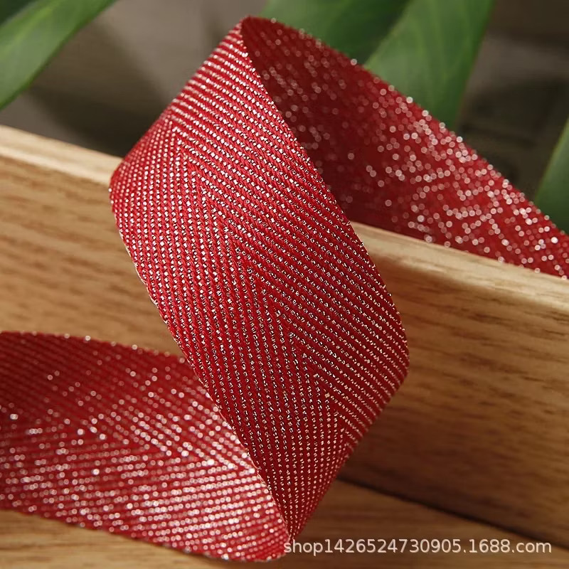 Combo 2 mét Ruy băng trang trí màu đỏ (Bản 2.5cm) (26119)