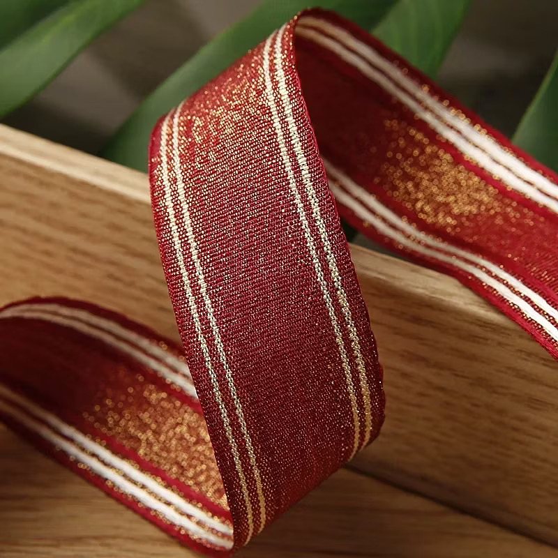 Combo 2 mét Ruy băng trang trí màu đỏ (Bản 2.5cm) (26119)