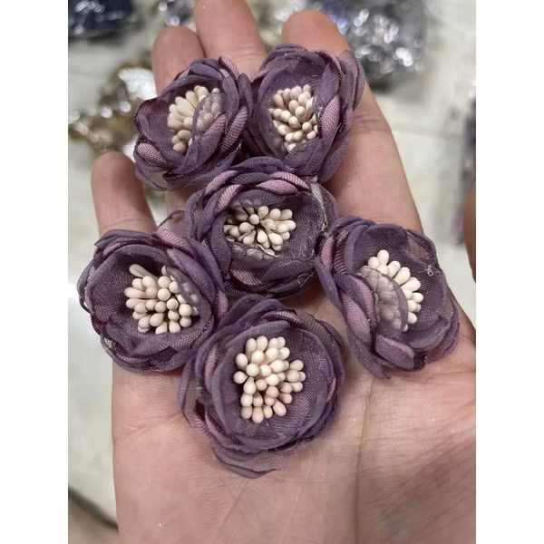 Combo 2 cái Hoa vải voan trang trí (26112)