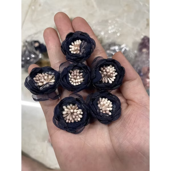 Combo 2 cái Hoa vải voan trang trí (26112)