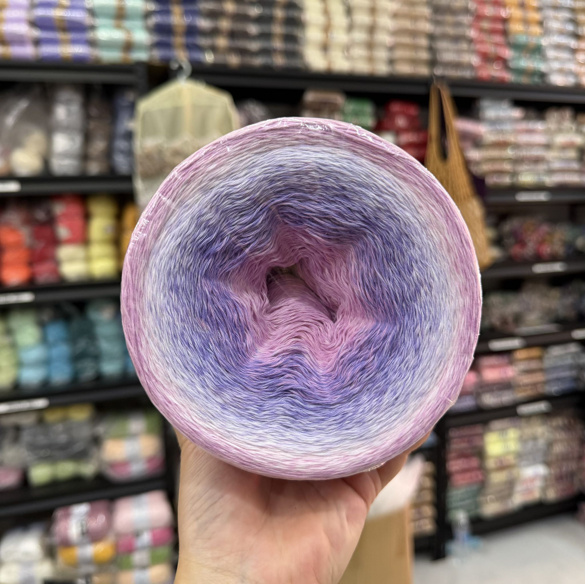 Sợi cầu vồng Cotton Organic 0.8mm (cuộn 300gr)