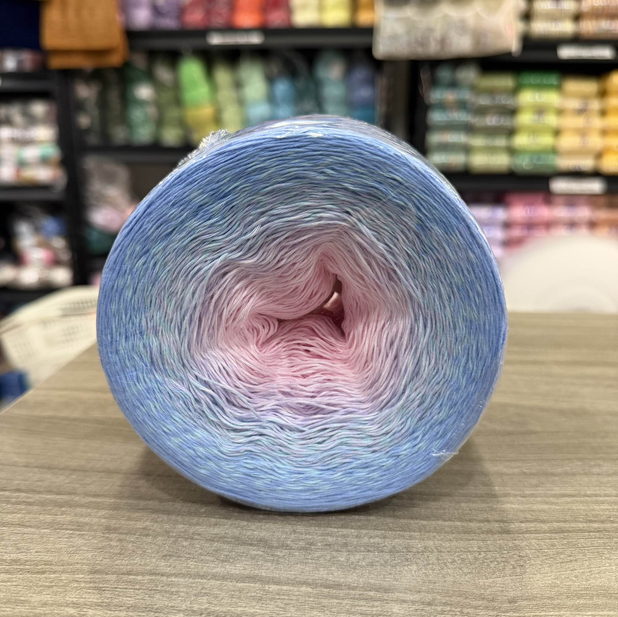 Sợi cầu vồng Cotton Organic 0.8mm (cuộn 300gr)