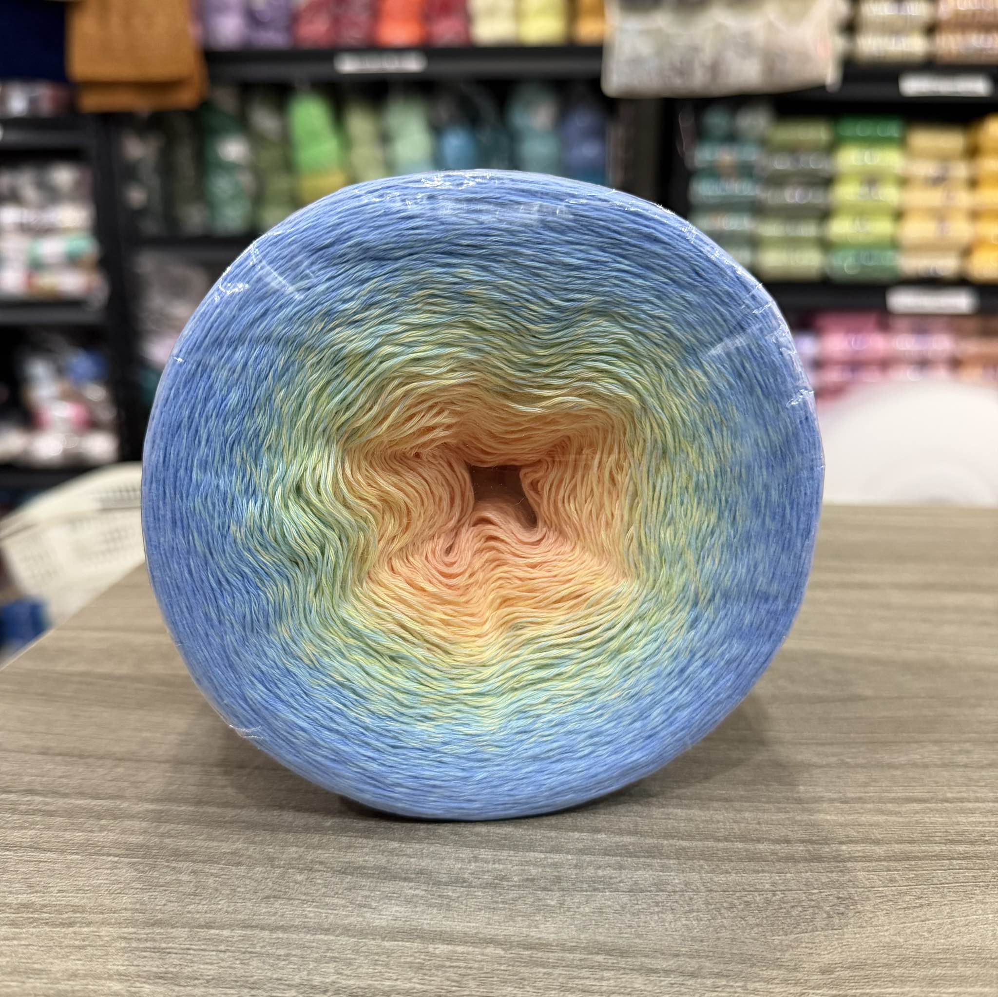 Sợi cầu vồng Cotton Organic 0.8mm (cuộn 300gr)