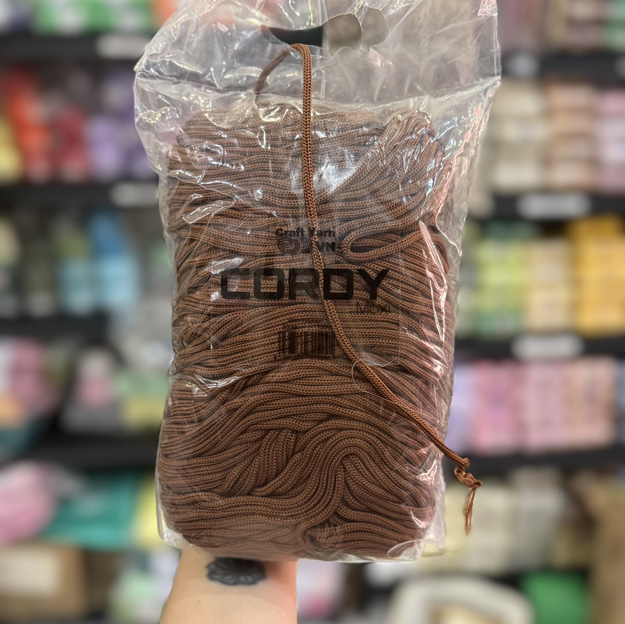 Sợi Cordy Maxi 3.5mm Craftyarn VN dùng để móc túi xách (26272)