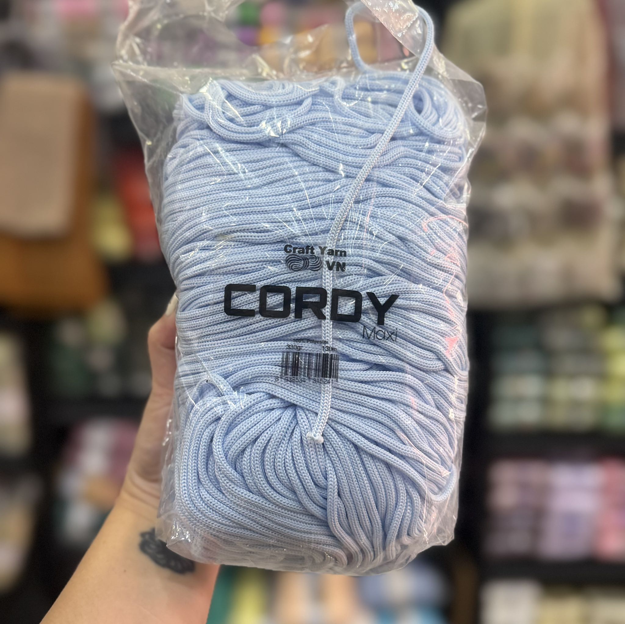 Sợi Cordy Maxi 3.5mm Craftyarn VN dùng để móc túi xách (26272)