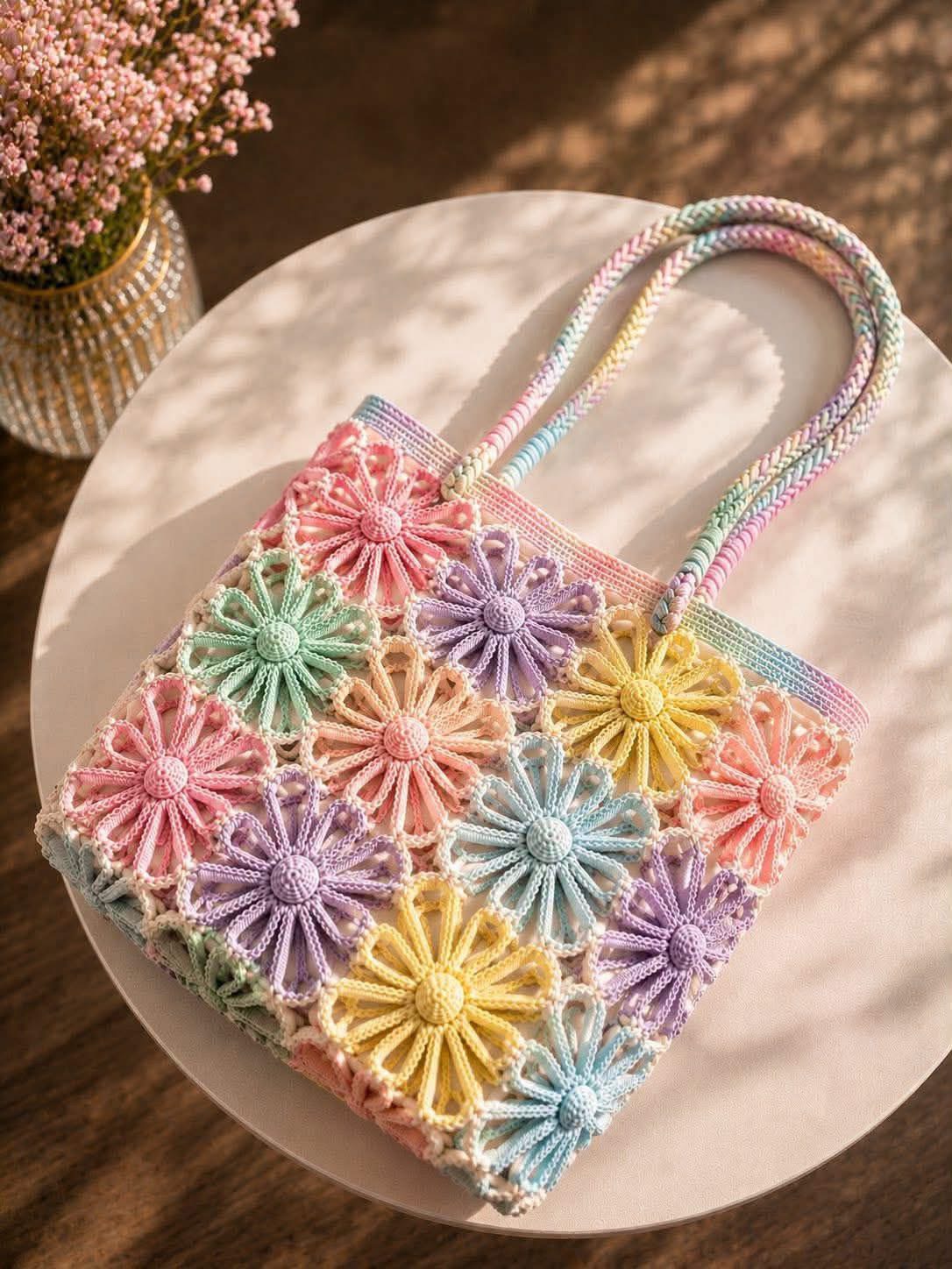 PK túi: Combo 10c / 30c canvas hoa nẹp túi