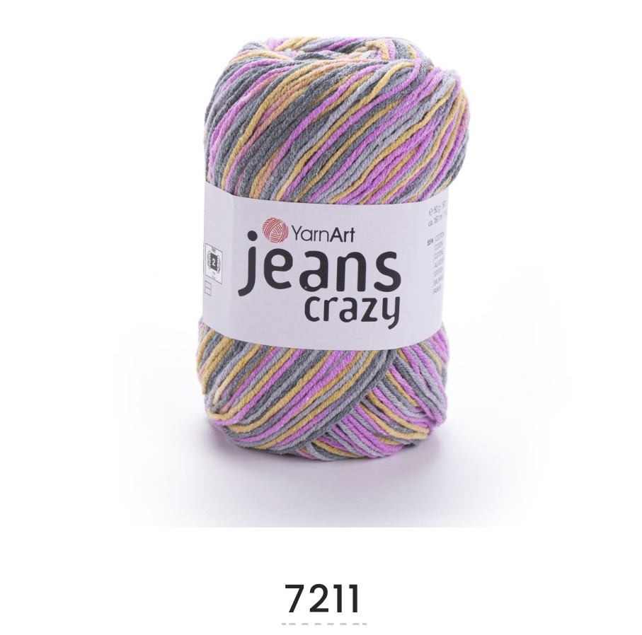 Len YarnArt JEANS CRAZY Thổ Nhĩ Kỳ (cuộn 50gr) (26314)