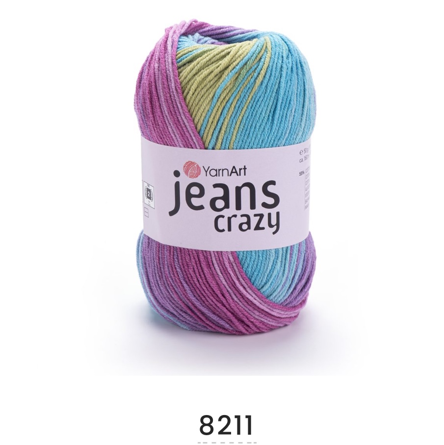 Len YarnArt JEANS CRAZY Thổ Nhĩ Kỳ (cuộn 50gr) (26314)