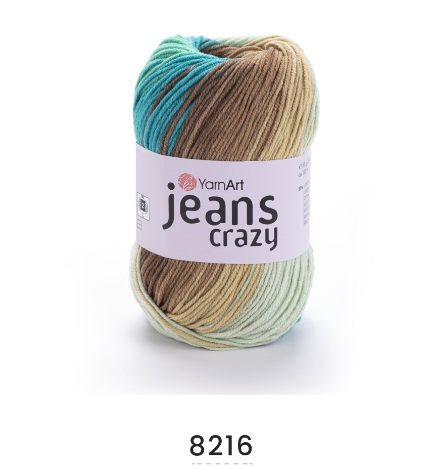 Len YarnArt JEANS CRAZY Thổ Nhĩ Kỳ (cuộn 50gr) (26314)