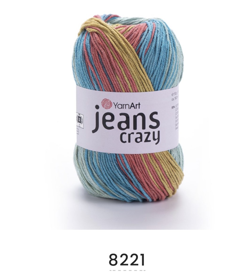 Len YarnArt JEANS CRAZY Thổ Nhĩ Kỳ (cuộn 50gr) (26314)