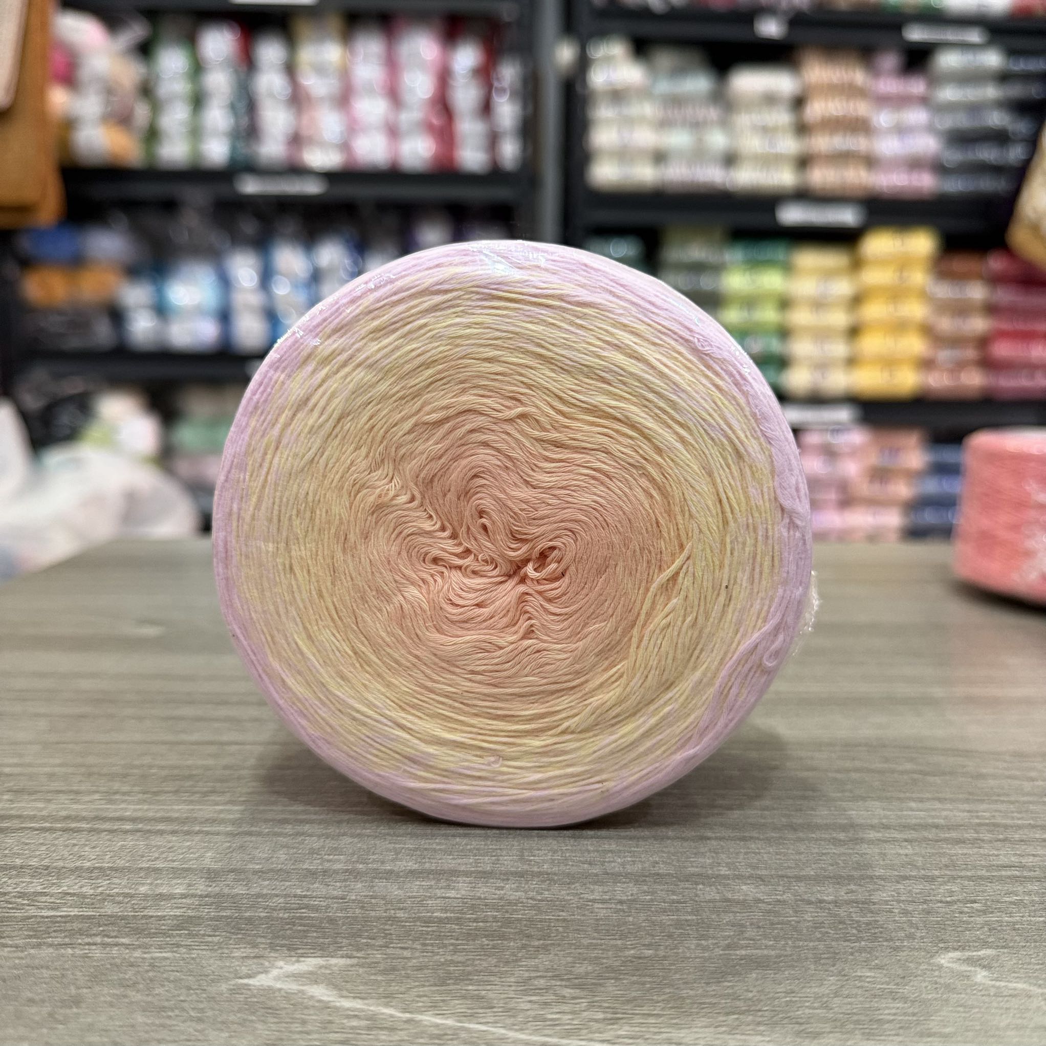 Sợi cầu vồng Cotton Organic 0.8mm (cuộn 300gr)