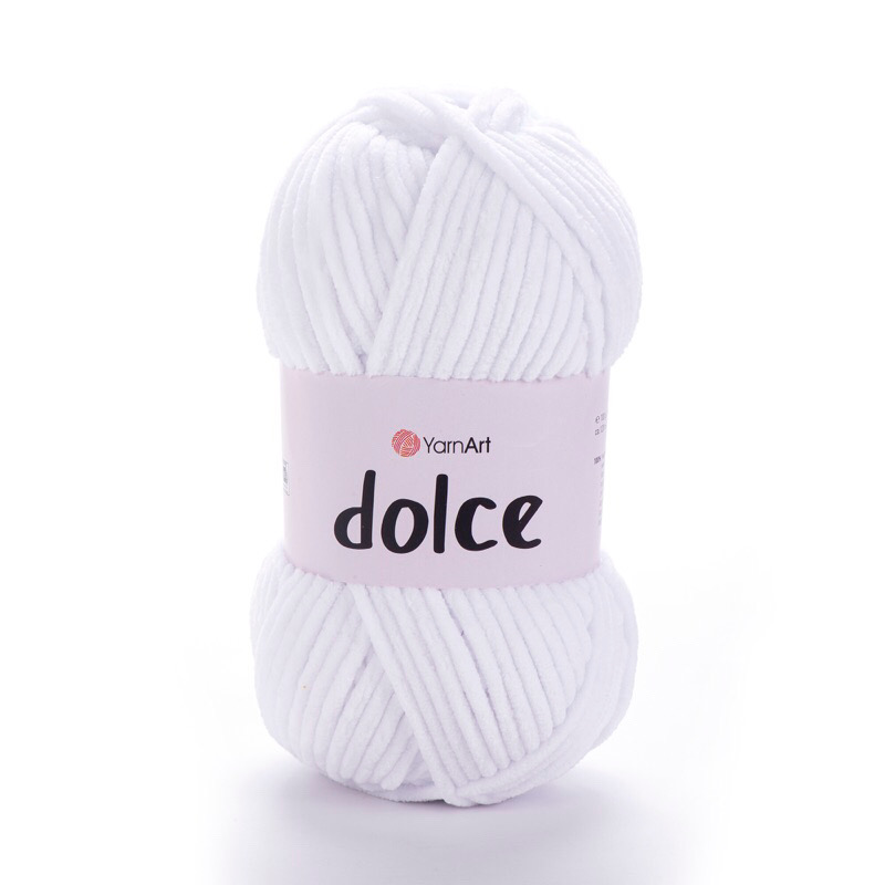 Len nhung YarnArt DOLCE siêu mềm mượt đan/móc thú bông, chăn, khăn, mũ….(cuộn 100gr) (26320)