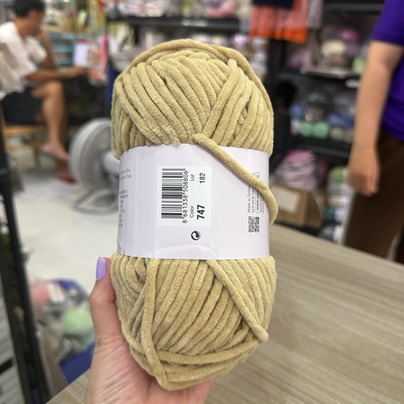 Len nhung YarnArt DOLCE siêu mềm mượt đan/móc thú bông, chăn, khăn, mũ….(cuộn 100gr) (26320)