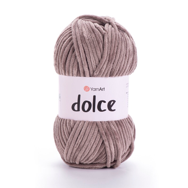 Len nhung YarnArt DOLCE siêu mềm mượt đan/móc thú bông, chăn, khăn, mũ….(cuộn 100gr) (26320)