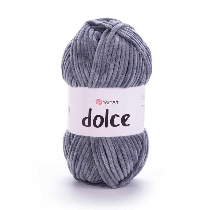 Len nhung YarnArt DOLCE siêu mềm mượt đan/móc thú bông, chăn, khăn, mũ….(cuộn 100gr) (26320)