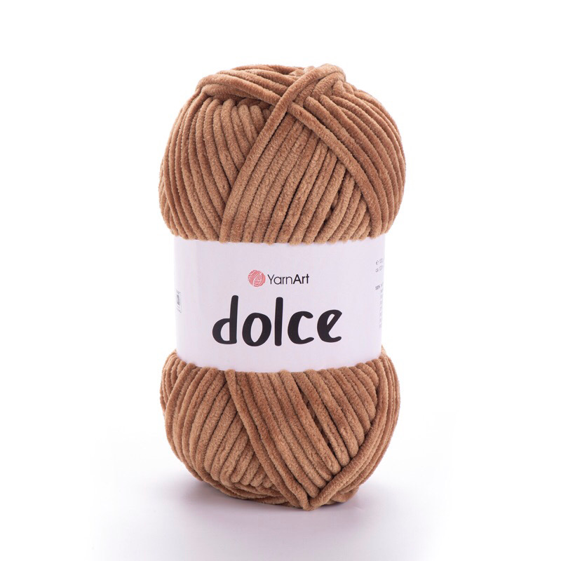 Len nhung YarnArt DOLCE siêu mềm mượt đan/móc thú bông, chăn, khăn, mũ….(cuộn 100gr) (26320)