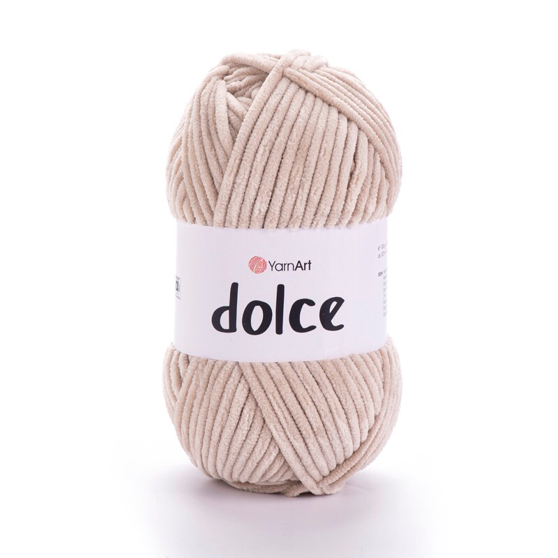 Len nhung YarnArt DOLCE siêu mềm mượt đan/móc thú bông, chăn, khăn, mũ….(cuộn 100gr) (26320)