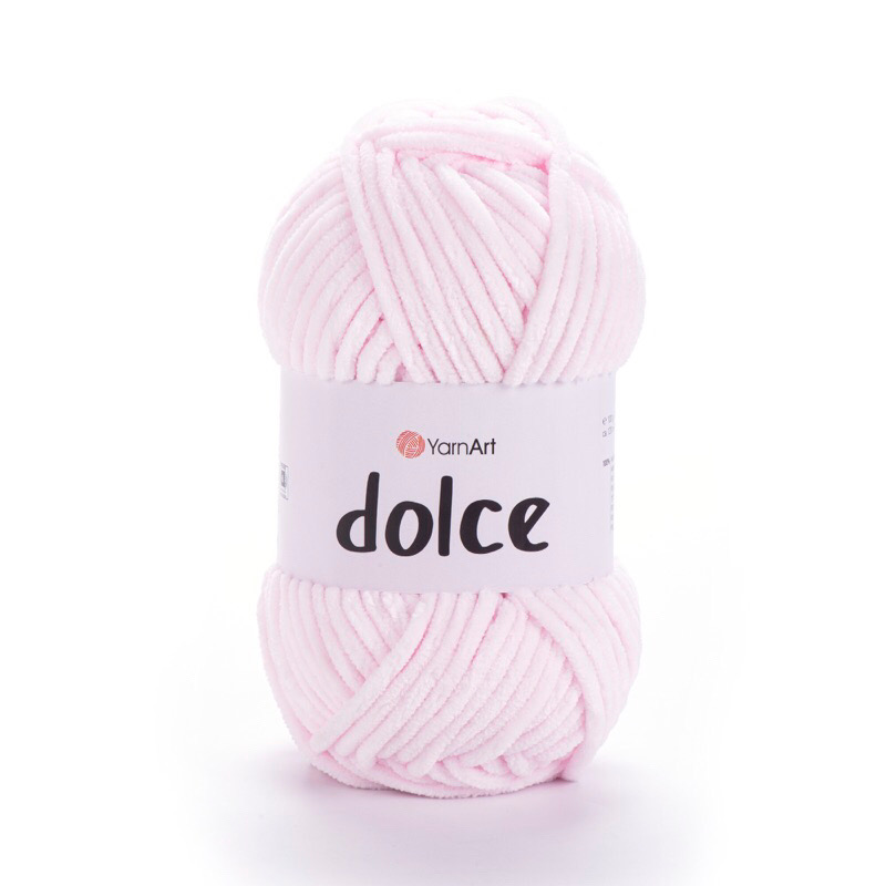 Len nhung YarnArt DOLCE siêu mềm mượt đan/móc thú bông, chăn, khăn, mũ….(cuộn 100gr) (26320)