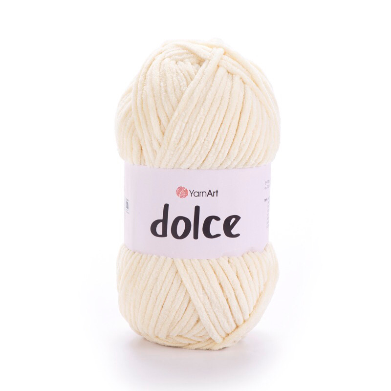 Len nhung YarnArt DOLCE siêu mềm mượt đan/móc thú bông, chăn, khăn, mũ….(cuộn 100gr) (26320)