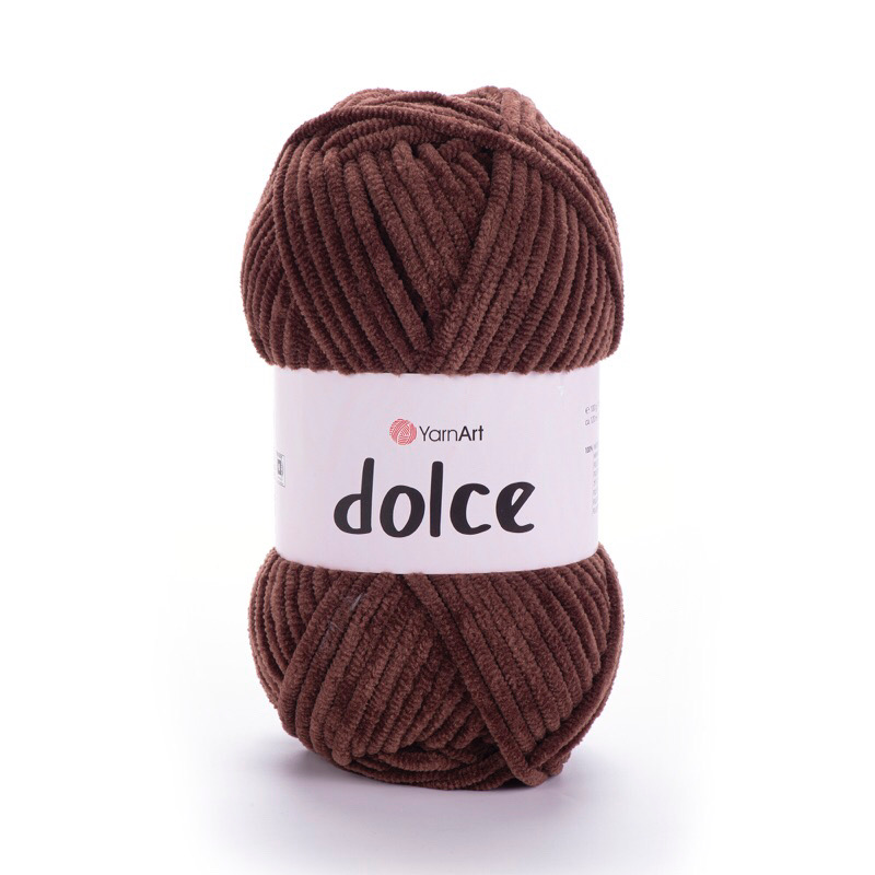 Len nhung YarnArt DOLCE siêu mềm mượt đan/móc thú bông, chăn, khăn, mũ….(cuộn 100gr) (26320)