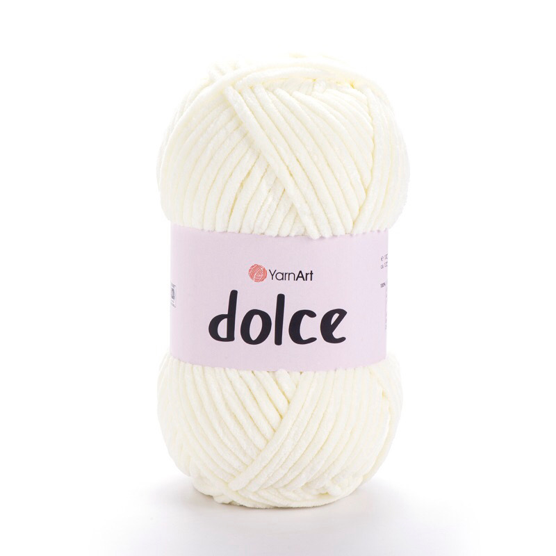 Len nhung YarnArt DOLCE siêu mềm mượt đan/móc thú bông, chăn, khăn, mũ….(cuộn 100gr) (26320)