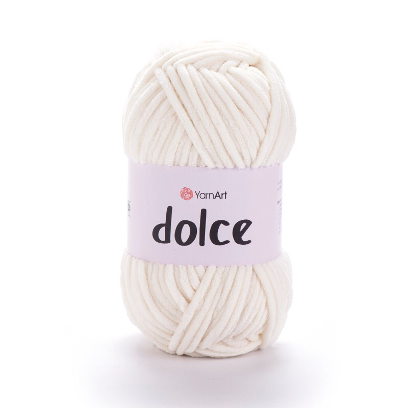 Len nhung YarnArt DOLCE siêu mềm mượt đan/móc thú bông, chăn, khăn, mũ….(cuộn 100gr) (26320)
