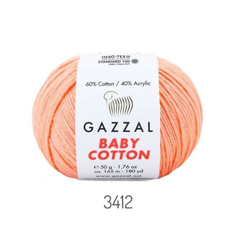 Len Gazzal Baby Cotton (cuộn 50gr) (26310)