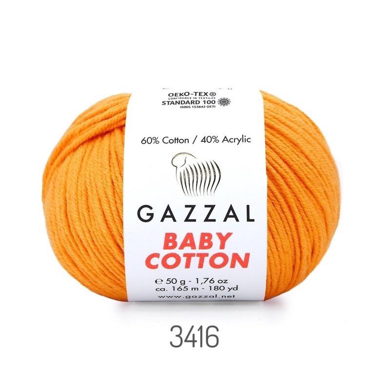 Len Gazzal Baby Cotton (cuộn 50gr) (26310)