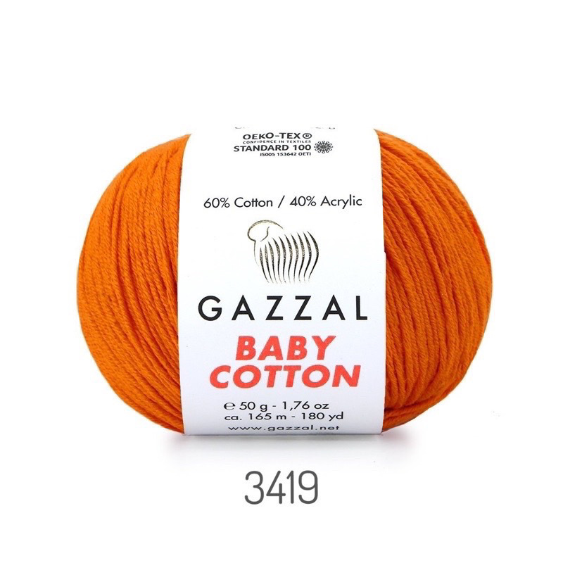 Len Gazzal Baby Cotton (cuộn 50gr) (26310)