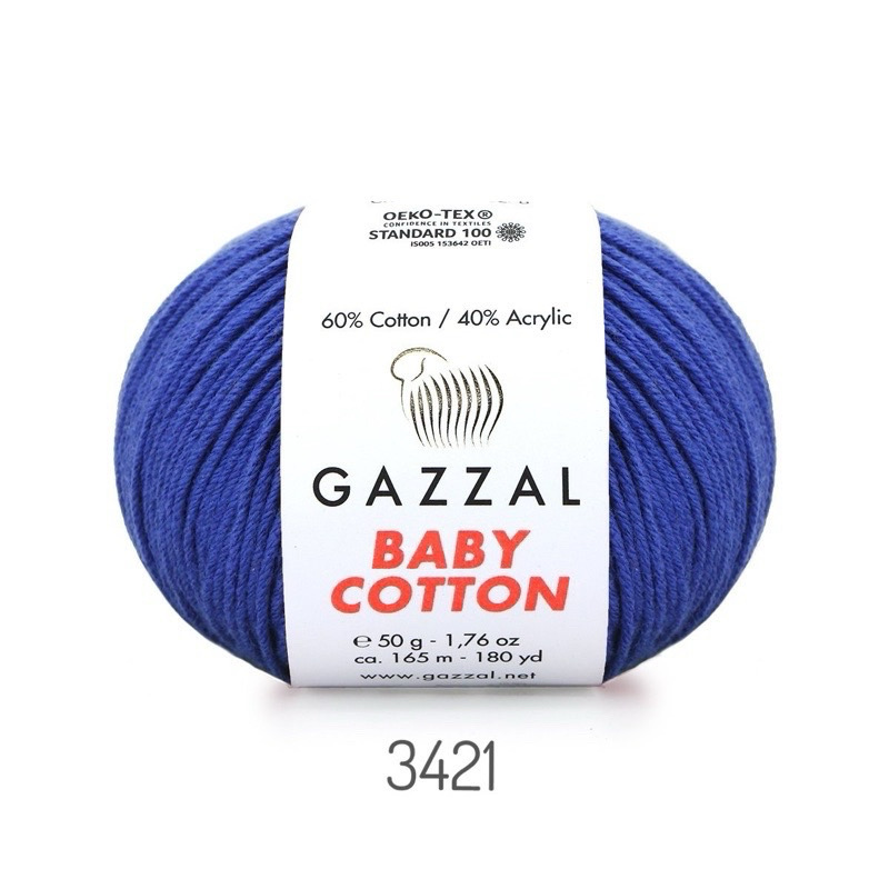 Len Gazzal Baby Cotton (cuộn 50gr) (26310)