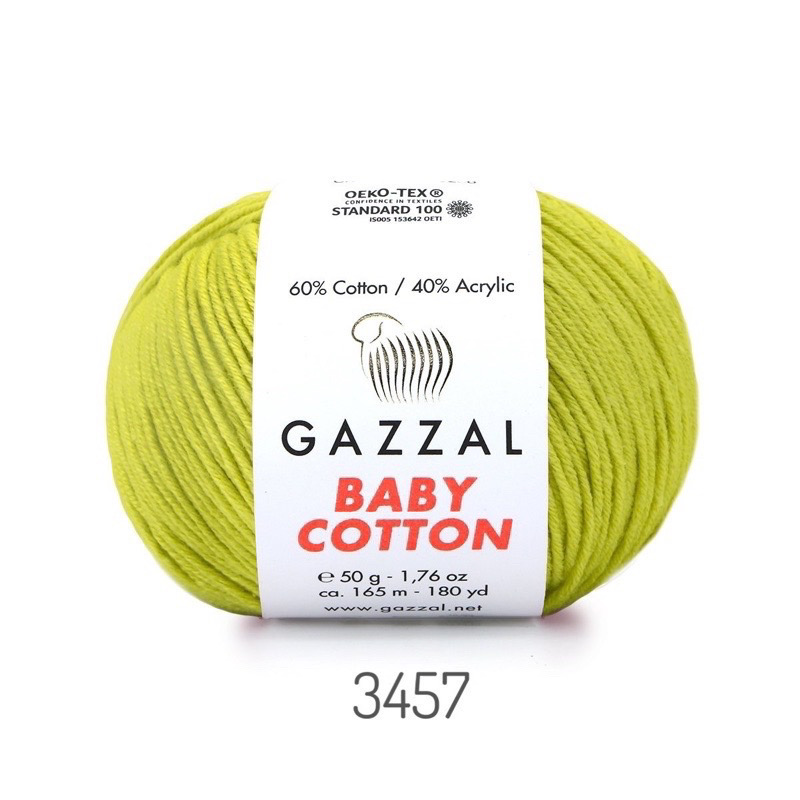 Len Gazzal Baby Cotton (cuộn 50gr) (26310)