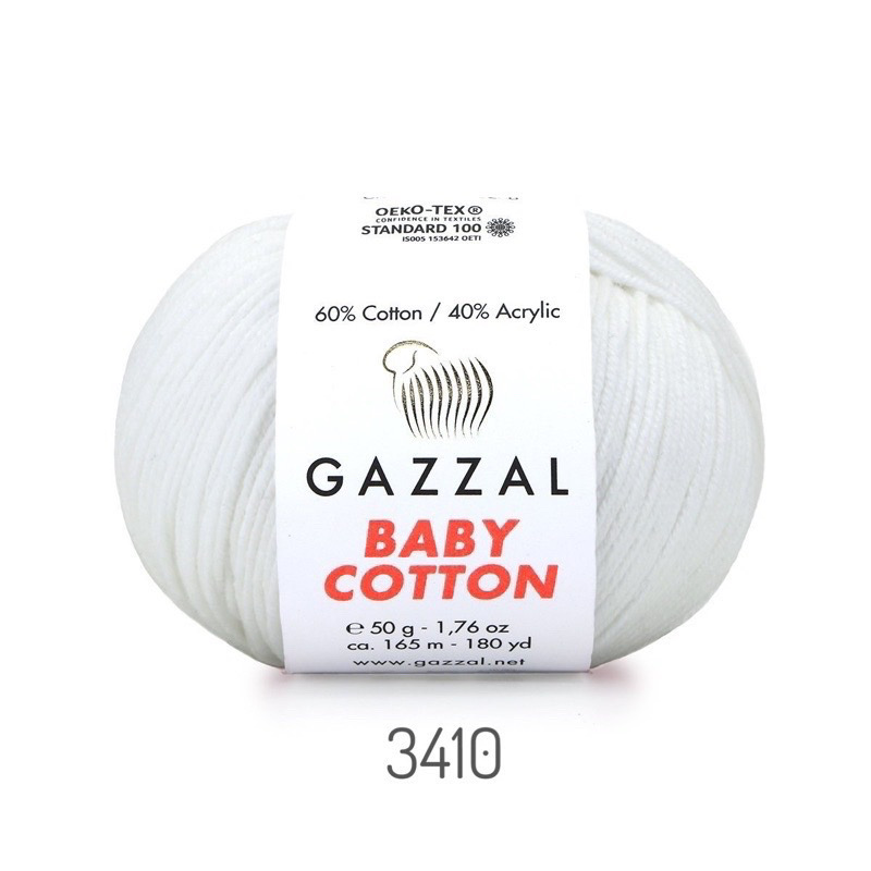 Len Gazzal Baby Cotton (cuộn 50gr) (26310)