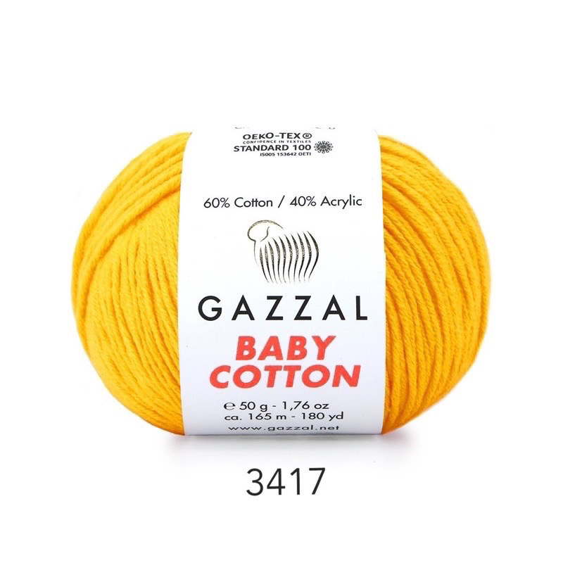 Len Gazzal Baby Cotton (cuộn 50gr) (26310)