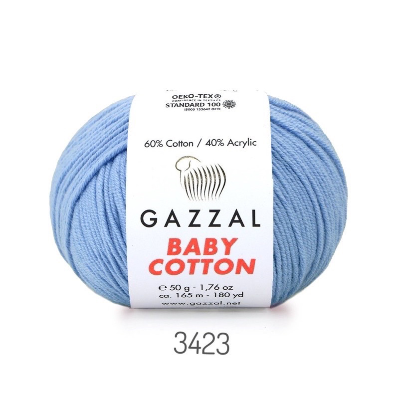 Len Gazzal Baby Cotton (cuộn 50gr) (26310)