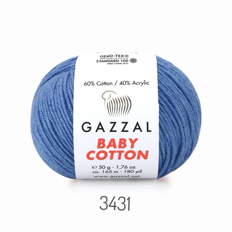 Len Gazzal Baby Cotton (cuộn 50gr) (26310)
