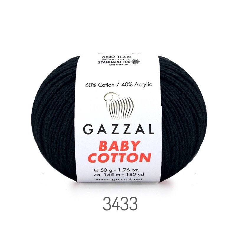 Len Gazzal Baby Cotton (cuộn 50gr) (26310)