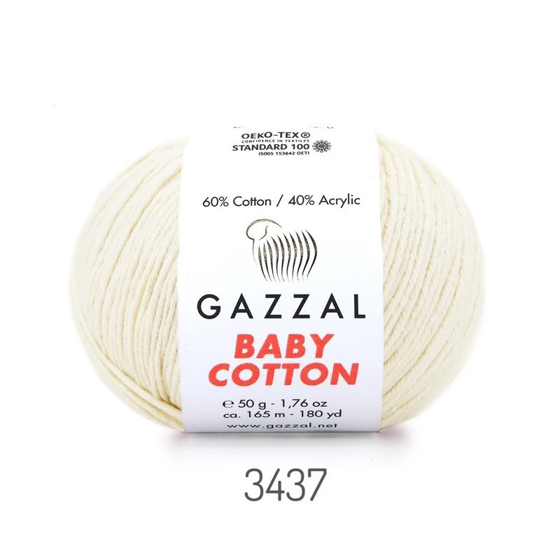 Len Gazzal Baby Cotton (cuộn 50gr) (26310)