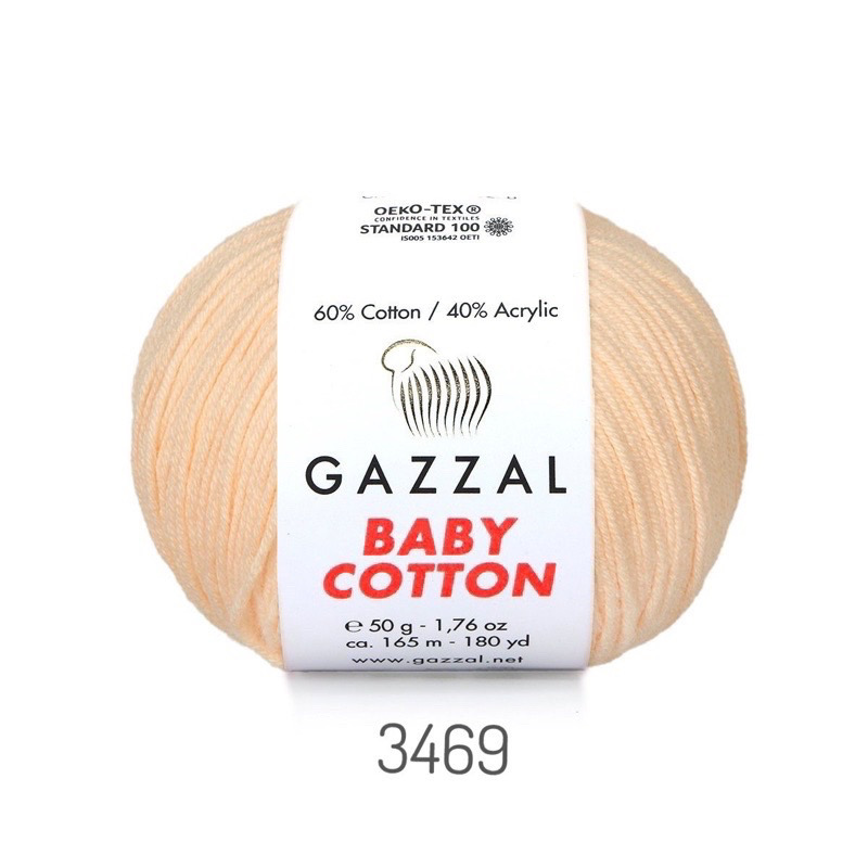 Len Gazzal Baby Cotton (cuộn 50gr) (26310)