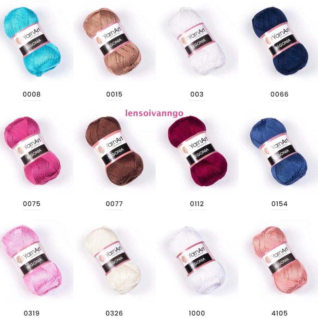 Sợi hè YarnArt Begonia (cuộn 50gr) (26327)