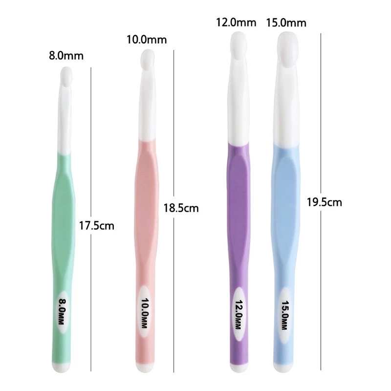 Kim móc nhựa ABS size lớn 6mm - 12mm (26010)