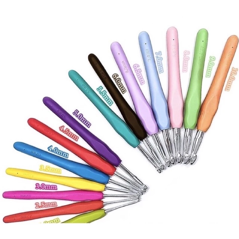 [BÁN LẺ] Kim móc cán dẻo (có size từ 2mm đến 10mm) (26009)