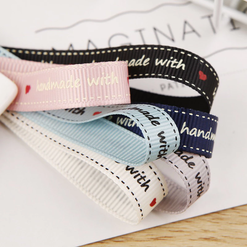 4 mét ruy băng Handmade with ♥️ (bản 1cm) (26119)