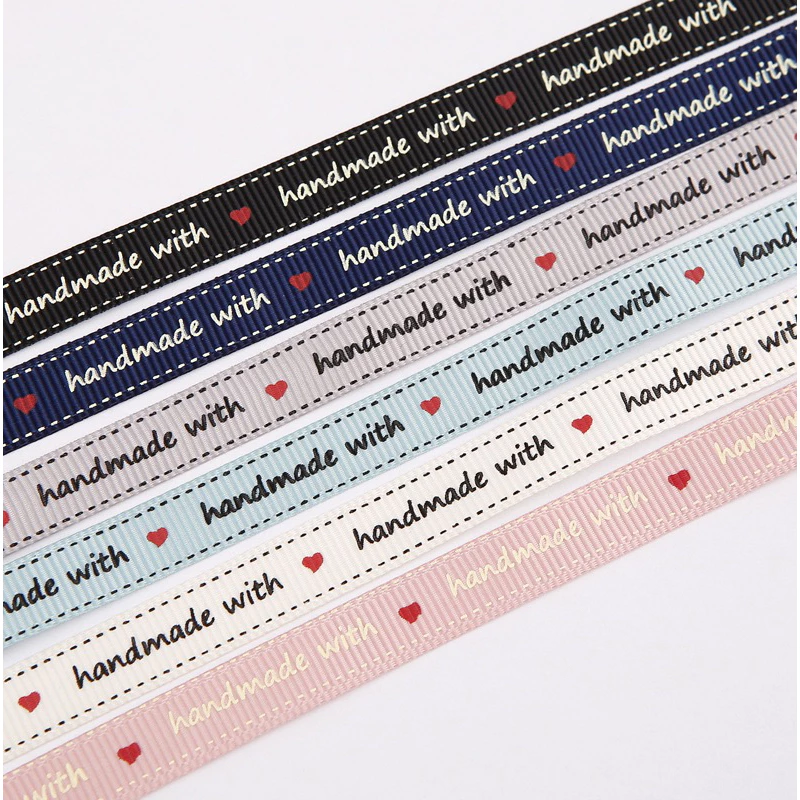 4 mét ruy băng Handmade with ♥️ (bản 1cm) (26119)