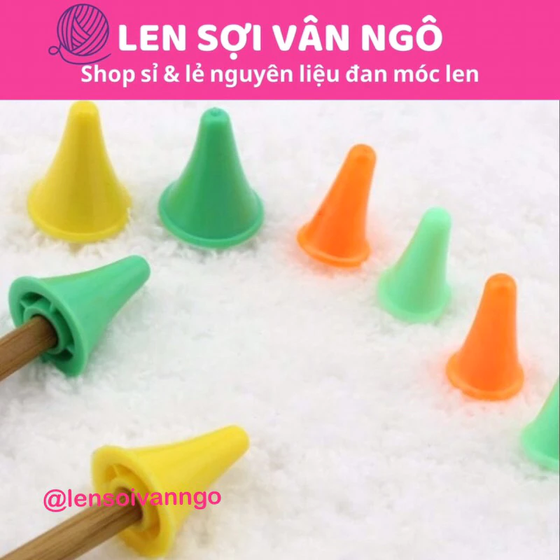 Combo 4 cặp bịt đầu kim đan (giao màu ngẫu nhiên) (26050)