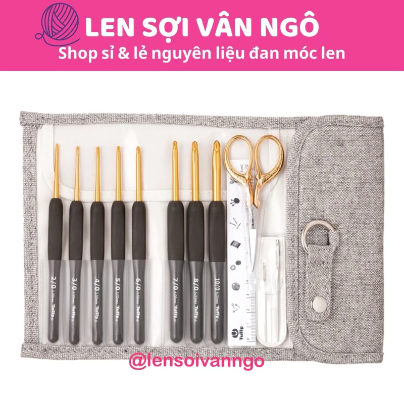 Bộ kim móc Tulip Etimo Gold (26214)