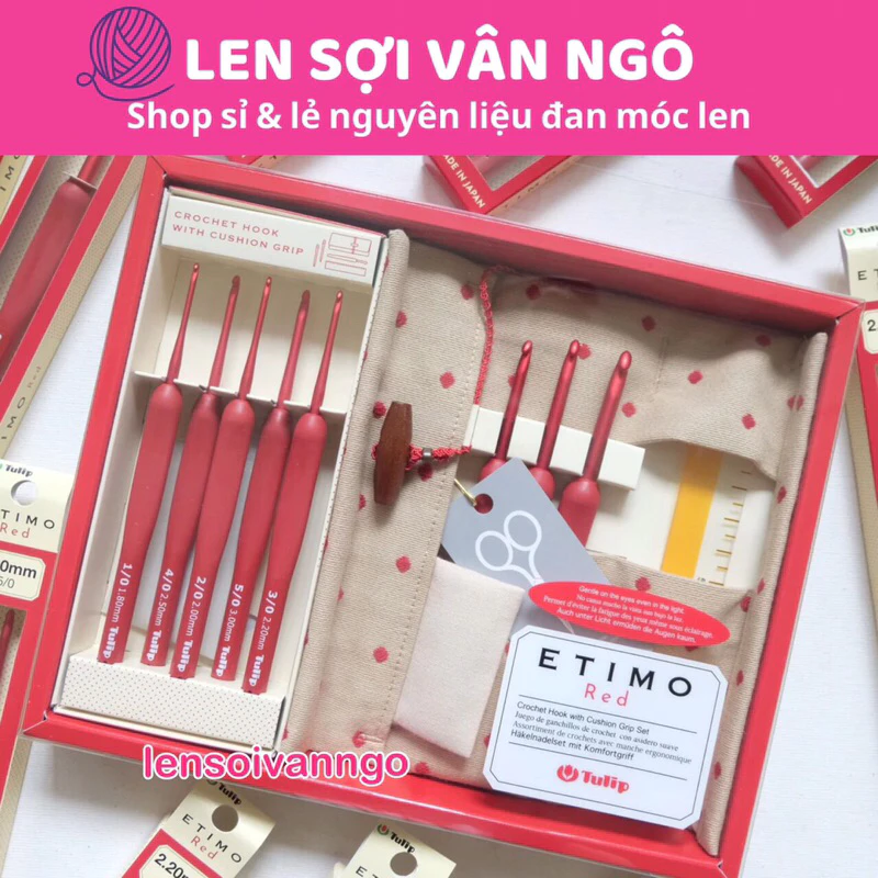 Bộ kim móc Tulip Etimo Red (26210)
