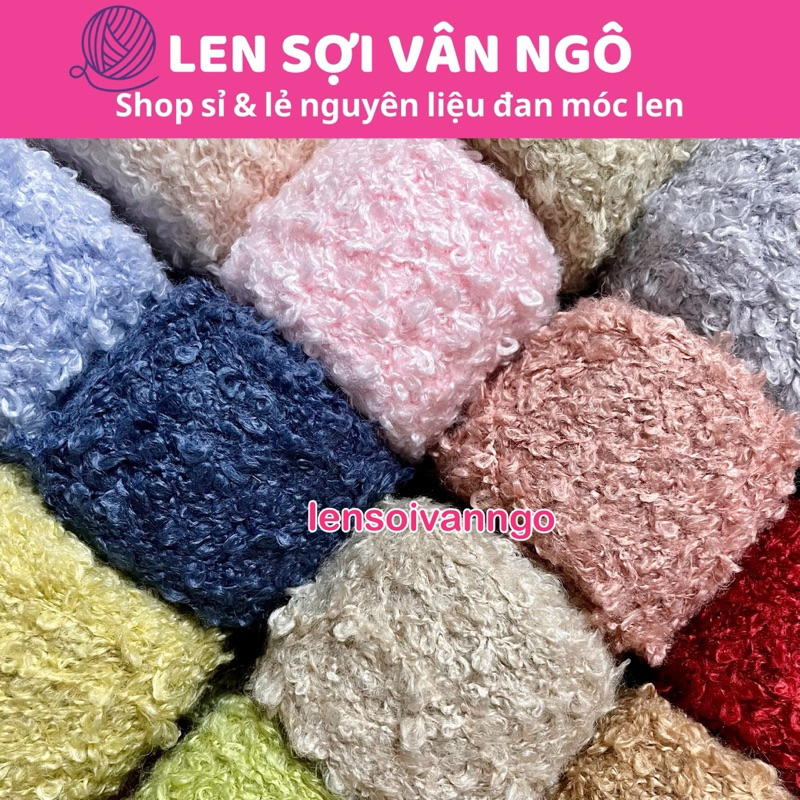 Len xù làm tóc cho búp bê (cuộn 50gr) (26298)