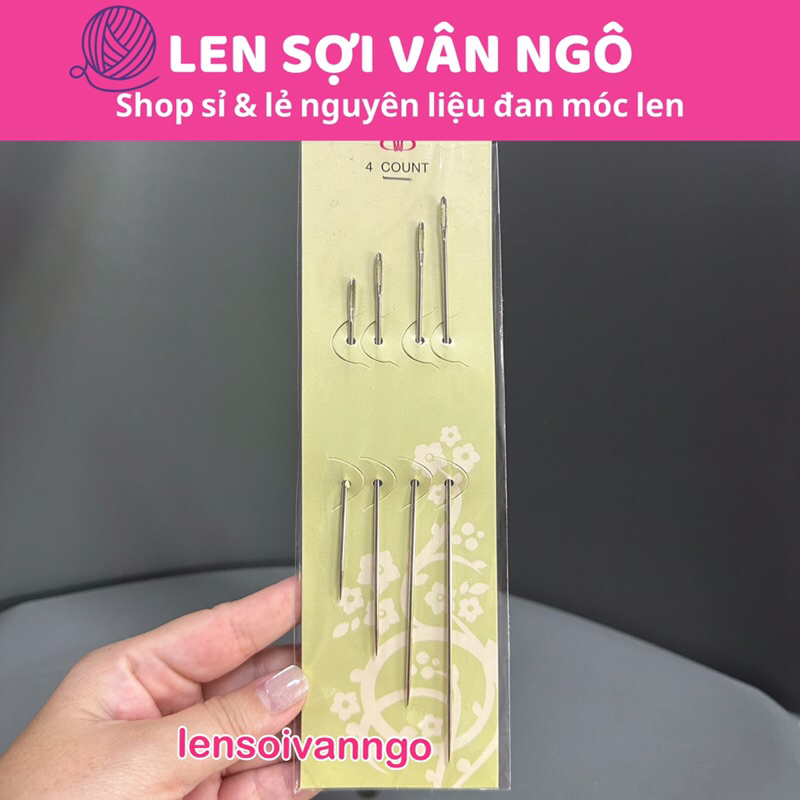Set kim khâu len dài hỗ trợ ráp thú bông (26031)